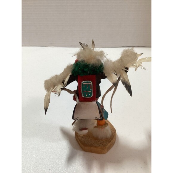 Vintage Hopi Eagle Dancer Kachina Doll Native American Art Signed R T - Picture 2 of 5